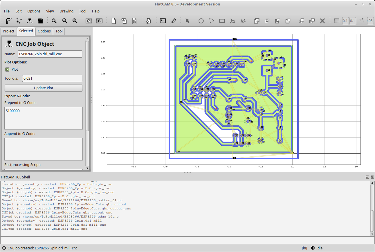 CNC tool chain for PCBs, FlatCAM - Part 2 of 3